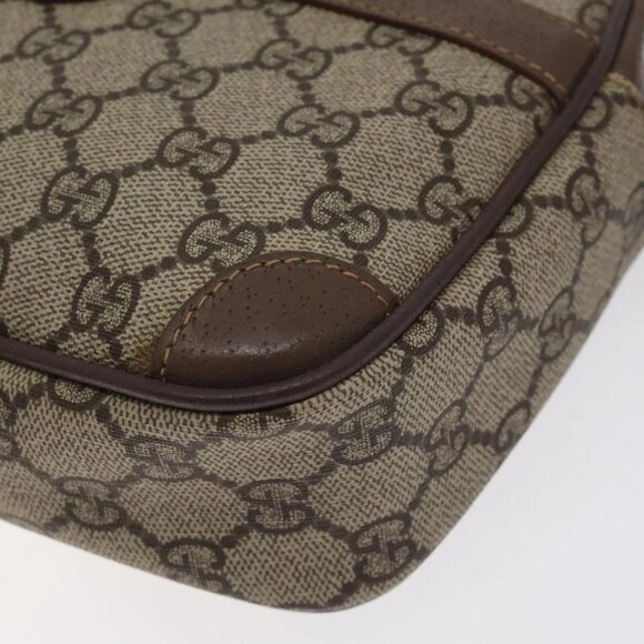 GUCCI GG Supreme Shoulder Bag PVC Beige Gold 007 115 6423 Auth BA3357 - Picture 5 of 16